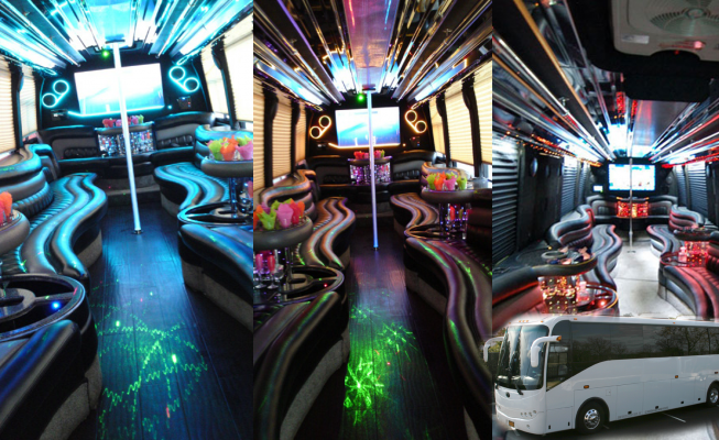 Coach Party Limo Bus